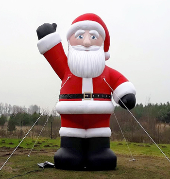 Gonflable de Noël pour votre décoration lors des fêtes de fin d'année.